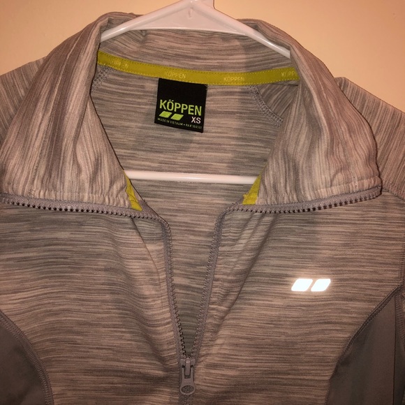⚡️KOPPEN Yoga Jacket Zip Up Gray XS Gym Athleisure - Picture 7 of 11